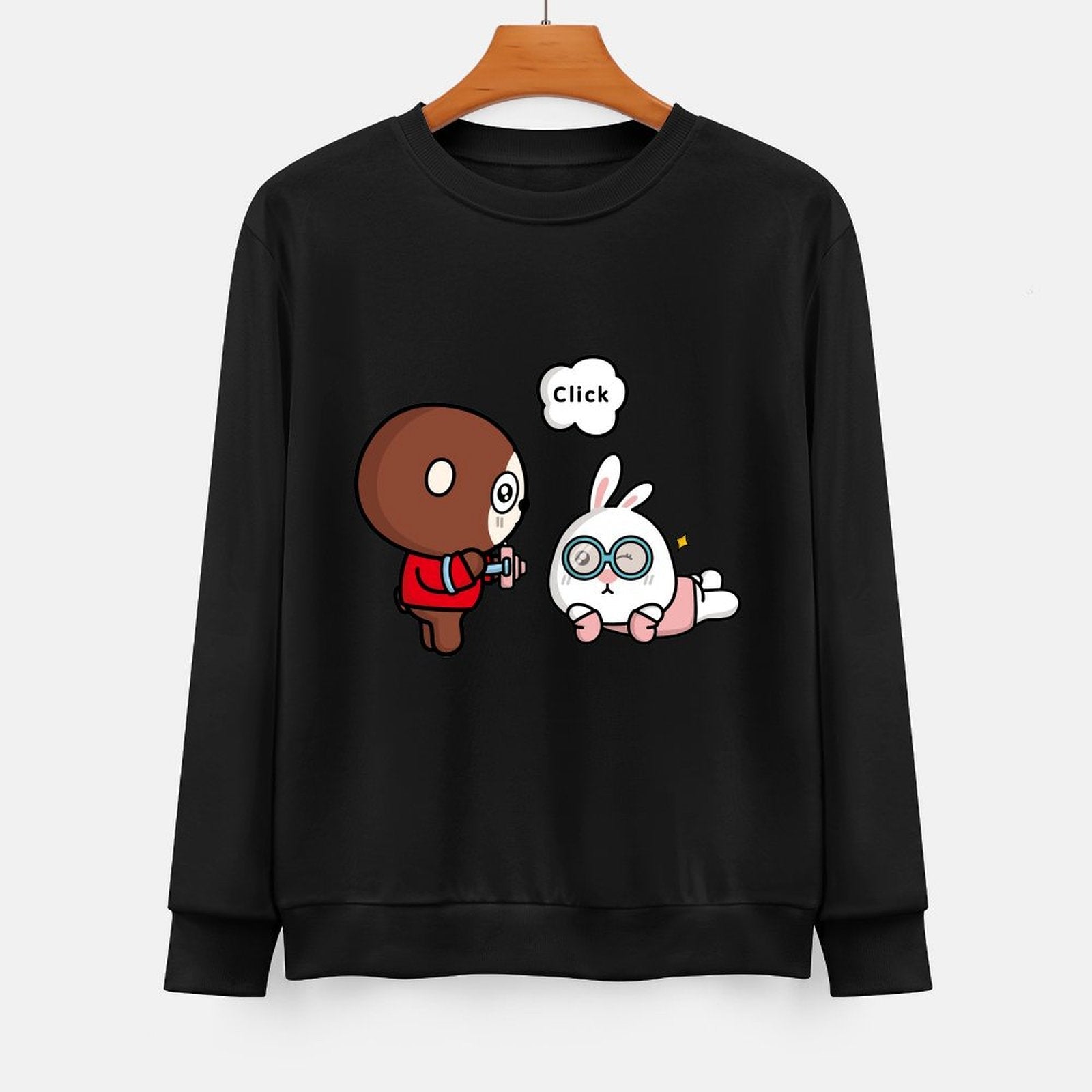 Front Patterned Long Sleeve TopStudio Modern